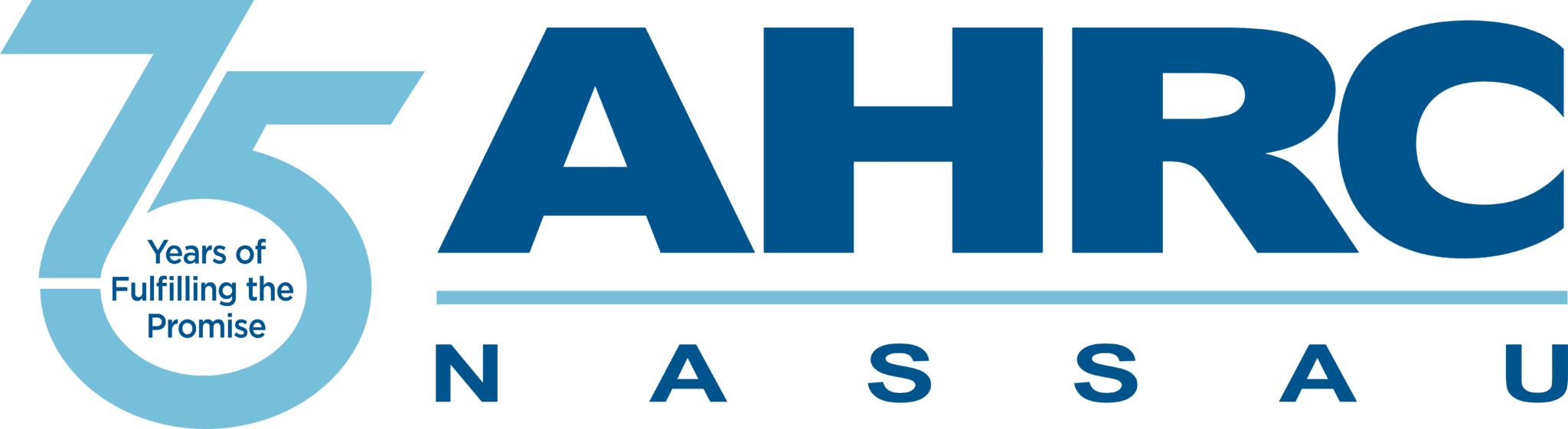 Continuing the Promise - AHRC Nassau 75th Anniversary Logo