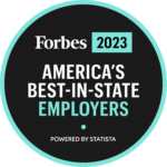 Forbes Best in State Employers 2023 logo