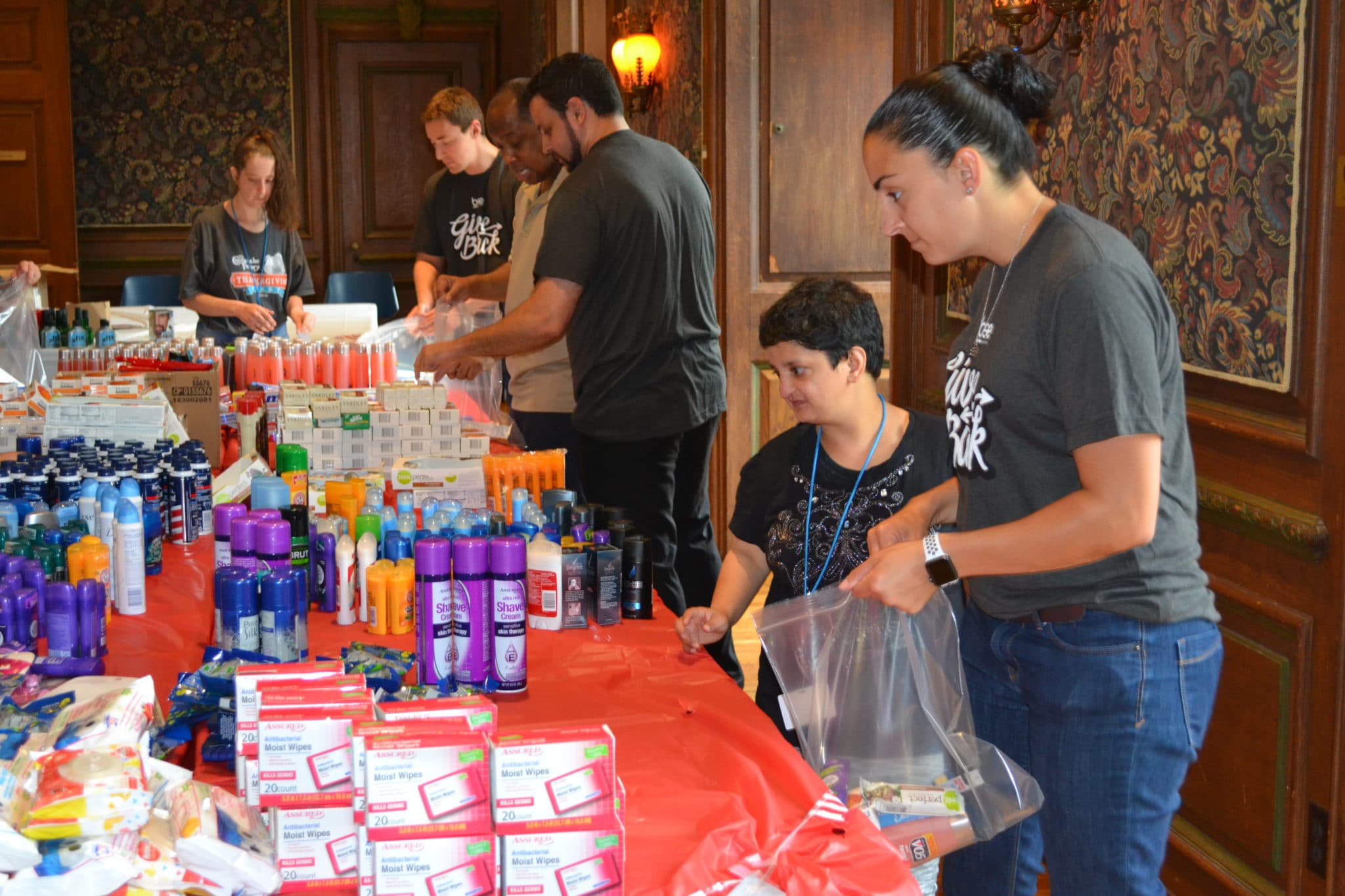 BSE Global and AHRC Nassau Day Hab put together care packages for local veterans