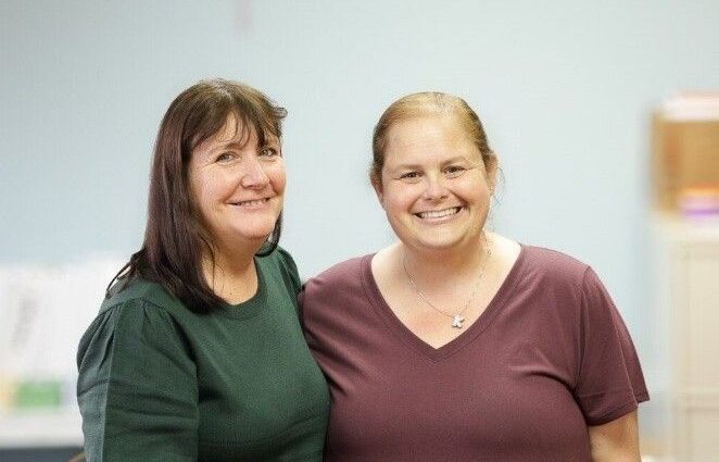 AHRC Nassau employees Jerri Walker and Krystie Damsker