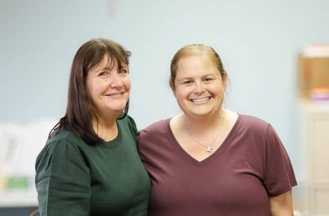 AHRC Nassau employees Jerri Walker and Krystie Damsker