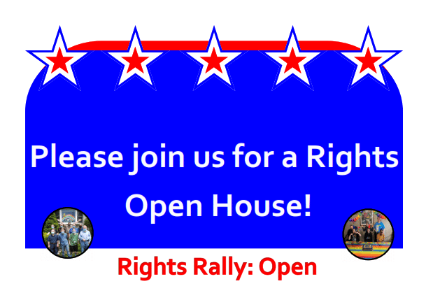 Rights Rally @ AHRC Nassau Brookville Mansion