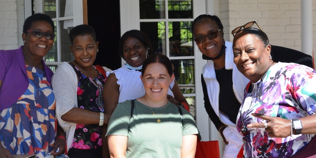 AHRC staff members pose for a photo