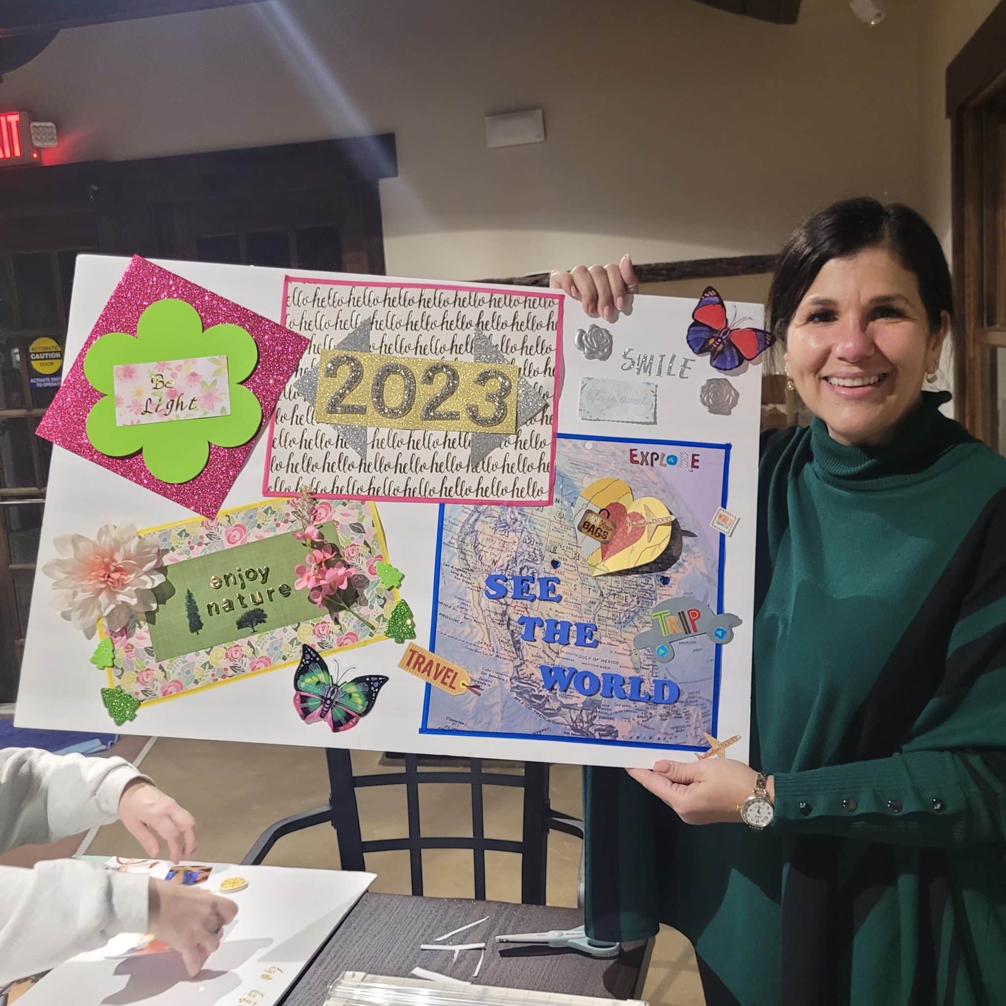 Wheatley Farms Volunteer Shows Off Project
