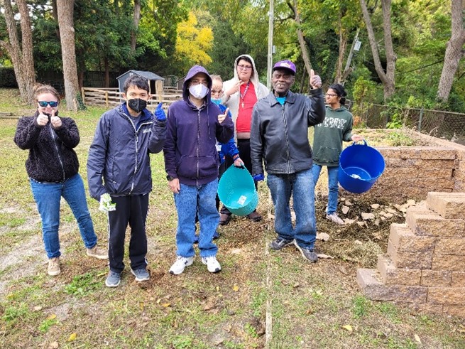 People supported work at Wheatley Farms