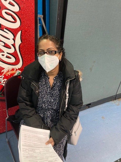 Roshni John, an Assistant Director for Residential, said she wanted the vaccine “to protect myself, my family and the people I support."