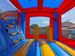 Photo of an inflatable maze