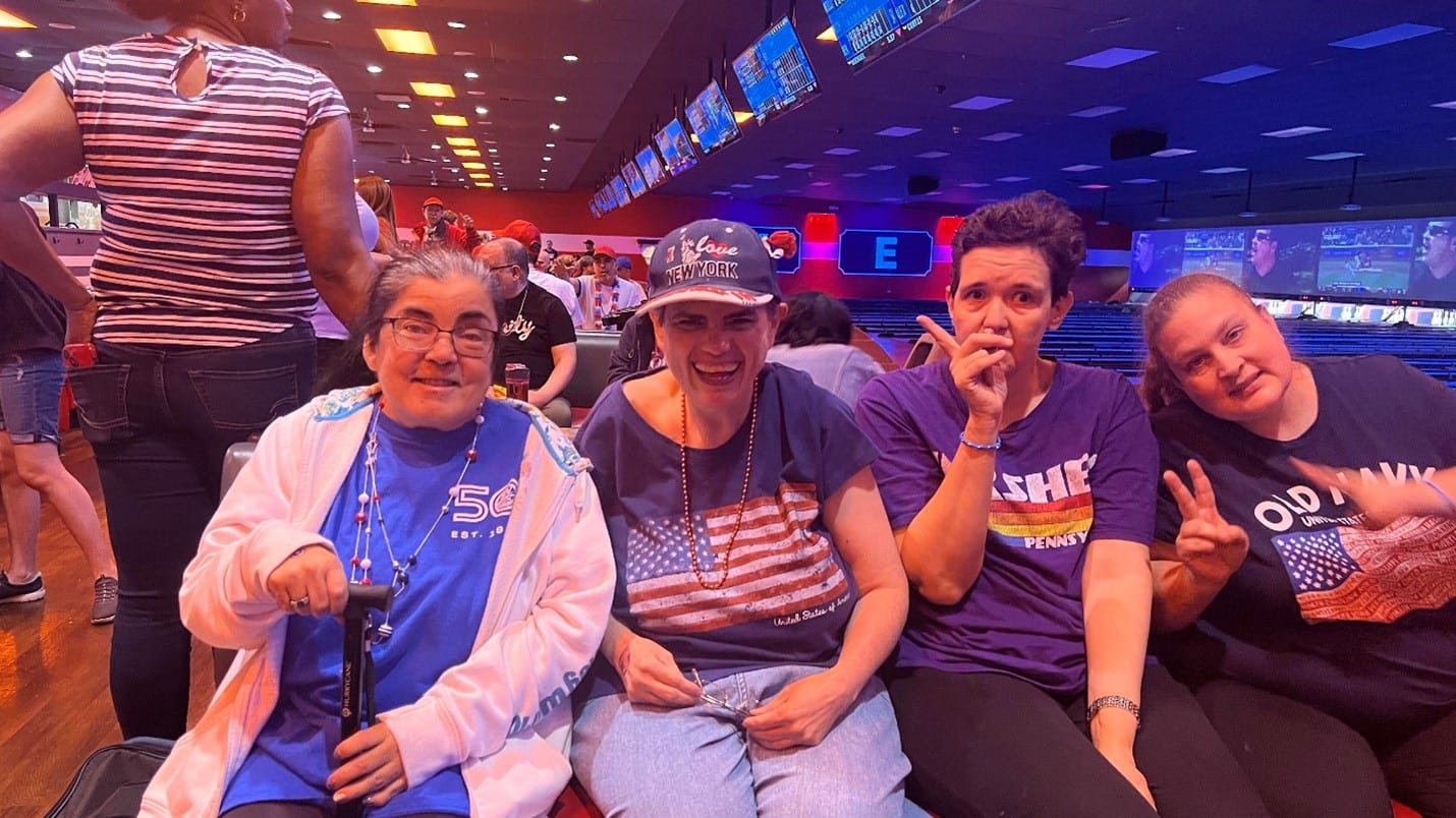 Bowlers from the AHRC community bowled in Syosset