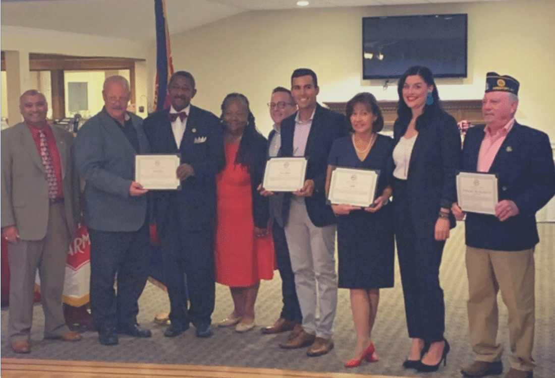AHRC accepts Freeport Salvation Army Award