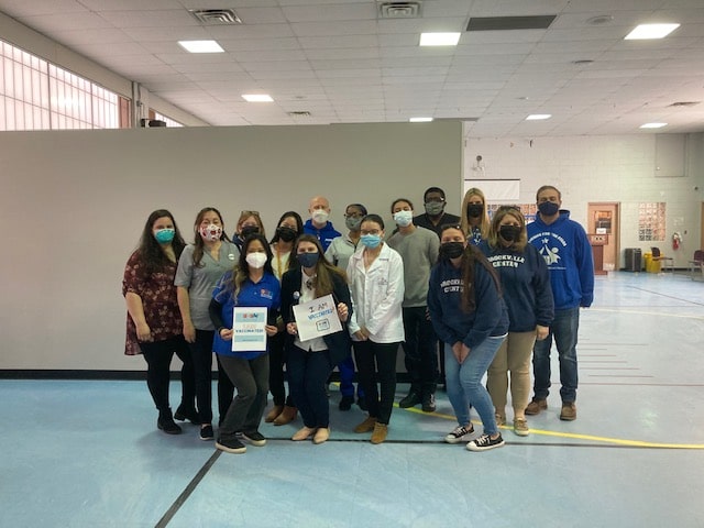 A huge thank you to our partners at CDNY, PHP, and Community Care RX for assisting to make this possible. We vaccinated 125 people we support and staff on Saturday 3/20/21! Great job everyone.