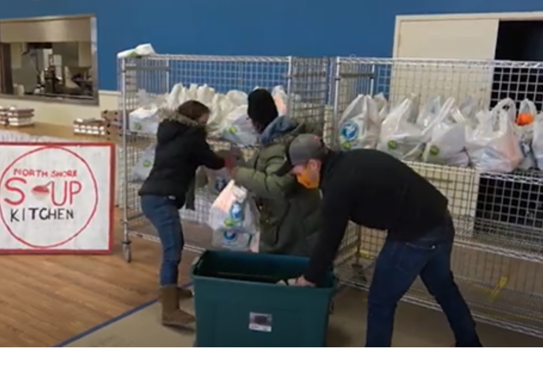 AHRC volunteers support food pantry