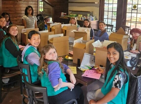 Girl scouts and self-advocates fight food insecurity together