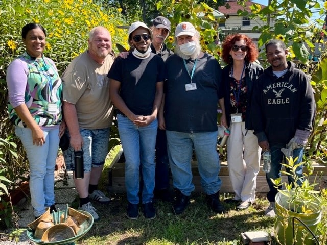 People supported working in landscaping services
