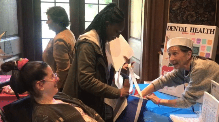 Self-advocates learn more about health and wellness at fair.