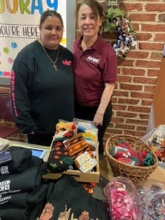 Kristina McCormack and Jillian Cardonas at the One Stop Gift Shop