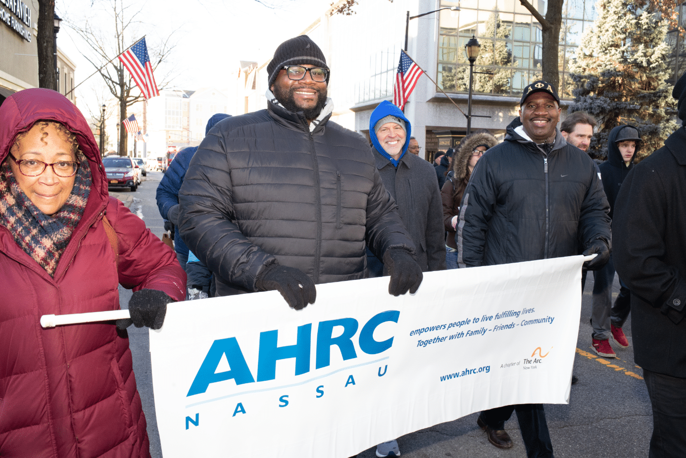 AHRC Nassau families and friends march in the Martin Luther King Jr. Day Parade