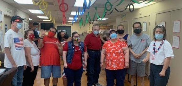 The AHRC Bethpage Hubsite celebrates Olympics Day