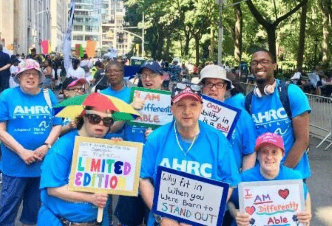Self-Advocates at Disability Pride Parade in 2019