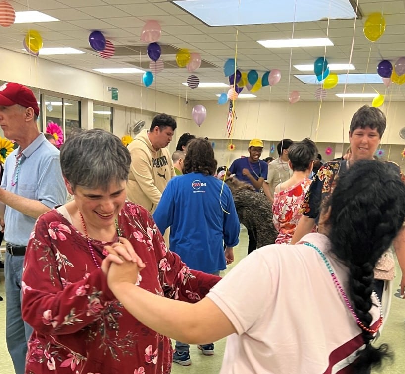 People supported dance at the Spring Fling.