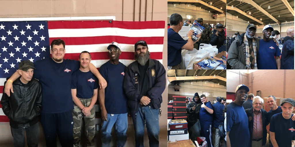 AHRC Nassau volunteers support Veteran Stand Down Event